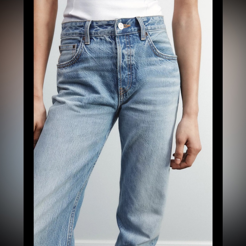 💙NEW ZARA Classic Blue Women's Jeans. - Picture 4 of 6